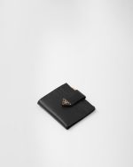 Prada Small Saffiano and smooth leather wallet - Image 3